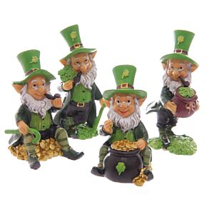 Ierse Geluk KabouterMiniatuur Beeldjes 9 - 11cm