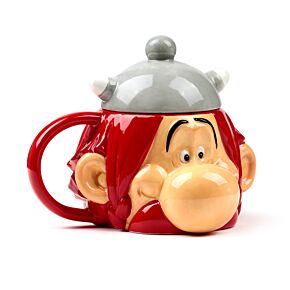Obelix Gevormde Keramiek Mok met deksel