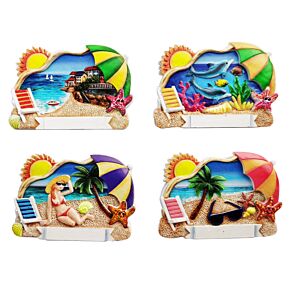Strandparasol 3D Zee & Strand Souvenir Magneet 