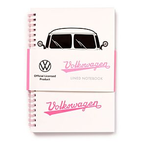 Volkswagen Busje VW T1 Summer Spiraal Gebonden A5 Gelinieerd Notitieboekje