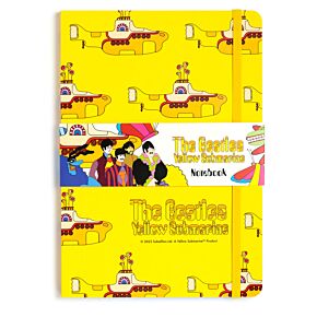 Yellow Submarine Gerecycled A5 Gelinieerd Notitieboekje