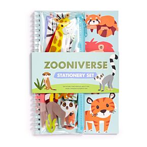 Zooniverse Ringgebonden Notitieboekje & 6-delige Schrijfset