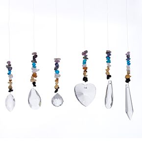 Edelsteen Chakra Suncatcher Kristal