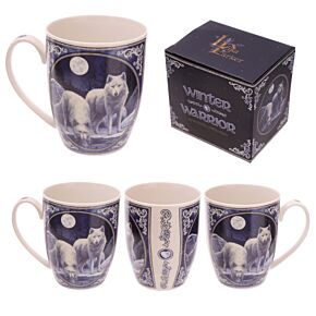 Lisa Parker Winter Wolf Porselein Mok
