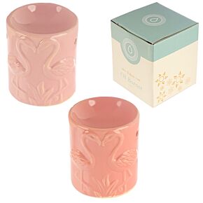 Eden Roze Flamingo Keramiek Geurbrander