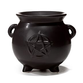 Heksenketel Pentagram Black Keramiek Geurbrander