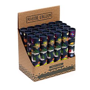 Marine Kingdom Large Tekenkoker 12 Kleurpotloden