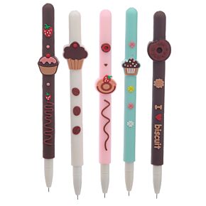 Cake Geparfurmeerde Fijnschrijver Pen - Zwart