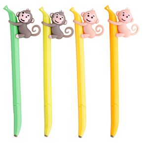 Banaan Aap Fijnschrijver Pen - Zwart