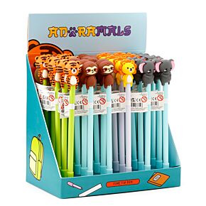 Adoramals Wilde Dieren  Fijnschrijver Pen - Zwart