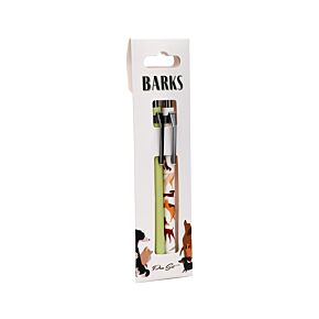 Barks Hond Duo Pennenset Zwart