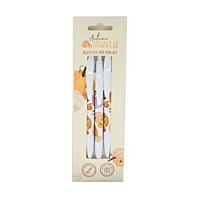 Autumn Harvest Gerecycled ABS (RABS) 3-delige pennenset