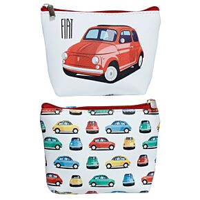 Retro Fiat 500 PVC Portemonnee