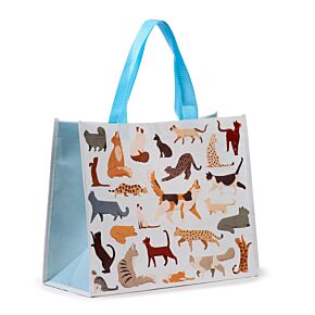 Feline Fine Katten RPET Duurzame Boodschappentas