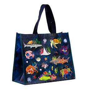 Marine Kingdom RPET Duurzame Boodschappen Tas