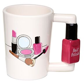  Nagellak - Gevormd Handvat Keramiek Mok