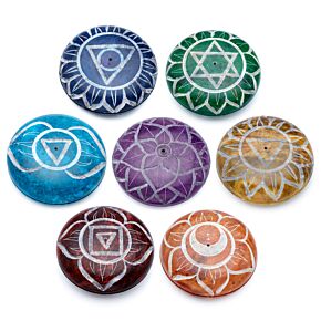 Zeepsteen Chakra Steen Wierookhouder