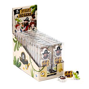 Set van 3 Jolly Roger Piraten Gummen