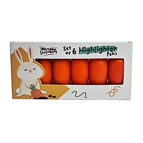 Inkredible Wortel Highlighter Pen Set van 6