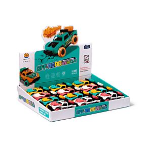 Motor Pop Stunt Auto Frictie Duw/Trekl Actie Speelgoed