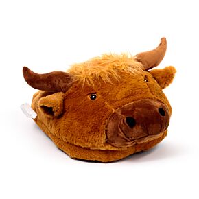 Highland Coo Koe Reuze Pantoffel Voetwarmer