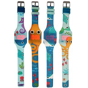 Splosh Zeeleven Digitaal Siliconen Horloge