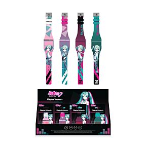 Hatsune Miku Digitaal Siliconen Horloge