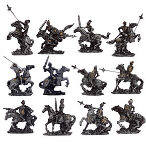 Middeleeuwse Ridder Miniatuur Beeldjes