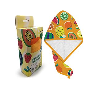 Zomerfruit Microvezel Haarwikkelhanddoek