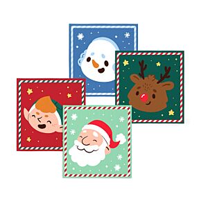 Jingle Kerstmis Compacte Reishanddoek