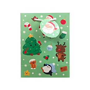 Kerstmis Jingle Bunch  - Cadeautasje Medium