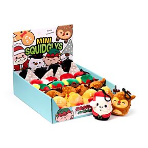 Squidglys Festive Friends Kerstmis Pluche Sleutelhanger