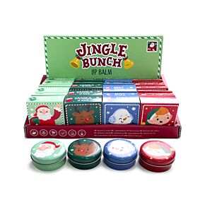 Jingle Kerstmis Lipbalsem in blik