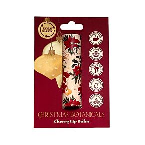Botanische Kerstmis Papieren Lipbalsem Stick