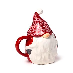 Scandi Kerstmis Gnoom  Gevormde Keramiek Mok