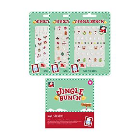 Jingle Kerstmis Zelfklevende Nagel Stickers