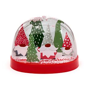 Kerstmis Gnoom Large Glitter Sneeuwbol
