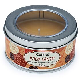 Goloka Palo Santo Paraffine Wax Geurkaars in blik