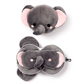 Relaxeazzz Adoramals Janu de Olifant Rond Reiskussen & Slaapmasker