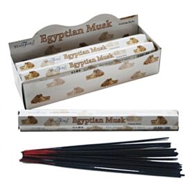 37144 Egyptische Musk  - Stamford Premium Hex Wierook Stokjes