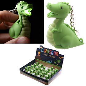 Dinosaurus LED Sleutelhouder