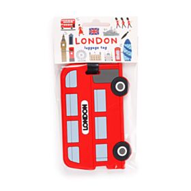 Londense Dubbeldekker Bus PVC Kofferlabel