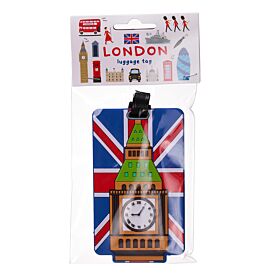 London Britse Vlag Big Ben PVC Kofferlabel