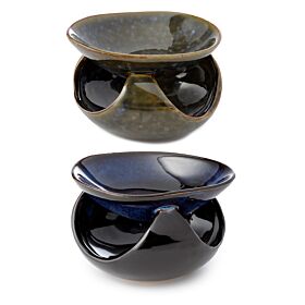 Abstract Donker Gevlekte Keramiek Geurbrander