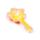 Unicorn Magic Ster Glitter Haarborstel