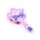 Unicorn Magic Ster Glitter Haarborstel