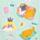 Beans & Co Katten Microvezel Strandhanddoek