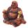 Mini Hout-effect Chinese Lachende Boeddha