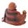 Mini Hout-effect Chinese Lachende Boeddha