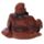 Mini Hout-effect Chinese Lachende Boeddha